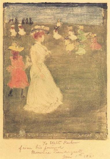 Maurice Prendergast The Breezy Common Germany oil painting art